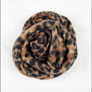 Cheetah soft infinity scarf
